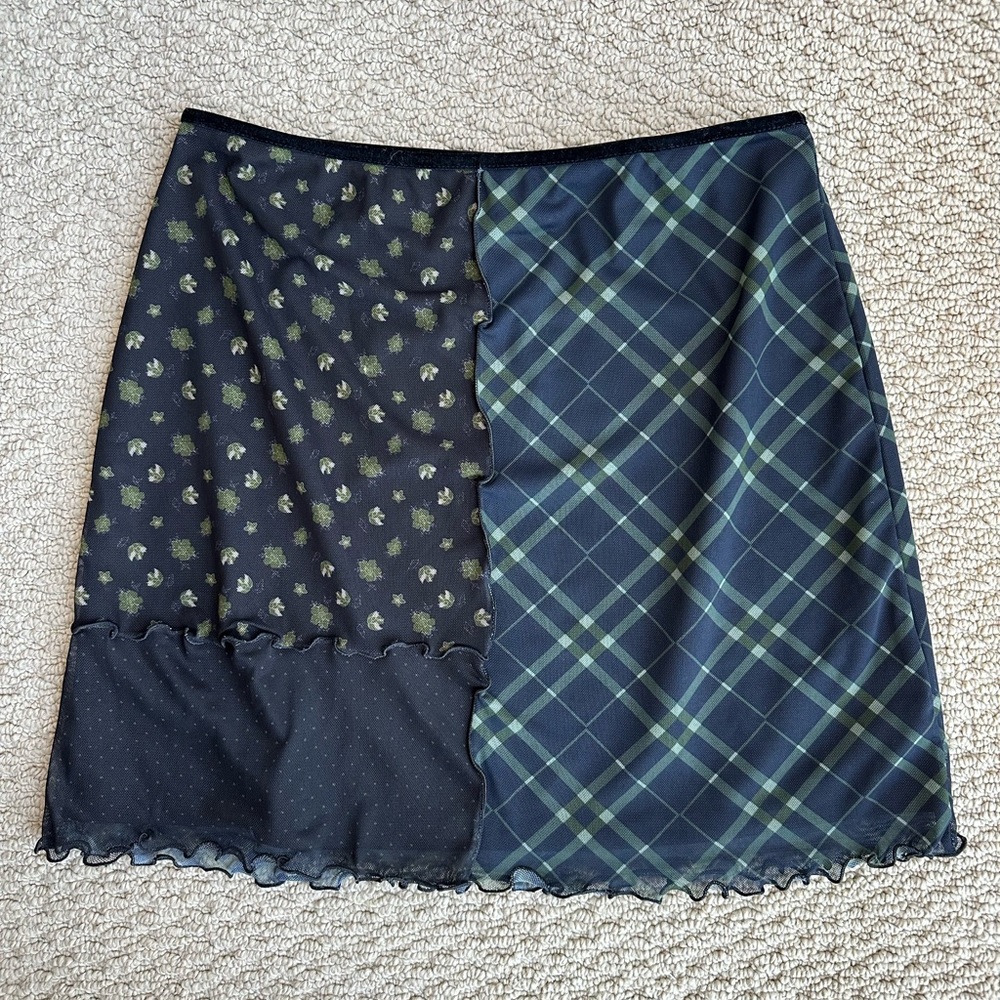 Plaid Mini Skirt